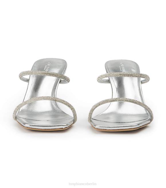 Stöckelschuhe| de Tony Bianco Frauen Jagd auf Absätze Silbernappa metallic 4624159